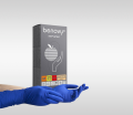 Перчатки латексные Benovy High Risk повышенной плотности 50 шт., удлиненная манжета