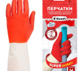 Перчатки хозяйственные Komfi с хлопковым напылением 