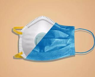 Одноразовые маски и репираторы